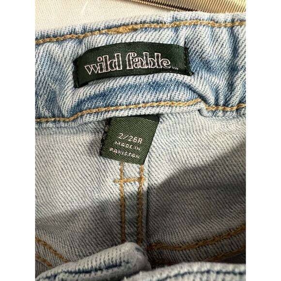 Wild Fable Highest Rise Mom Shorts Size 2/ 26 R Women's Denim Jean Shorts - Picture 7 of 10
